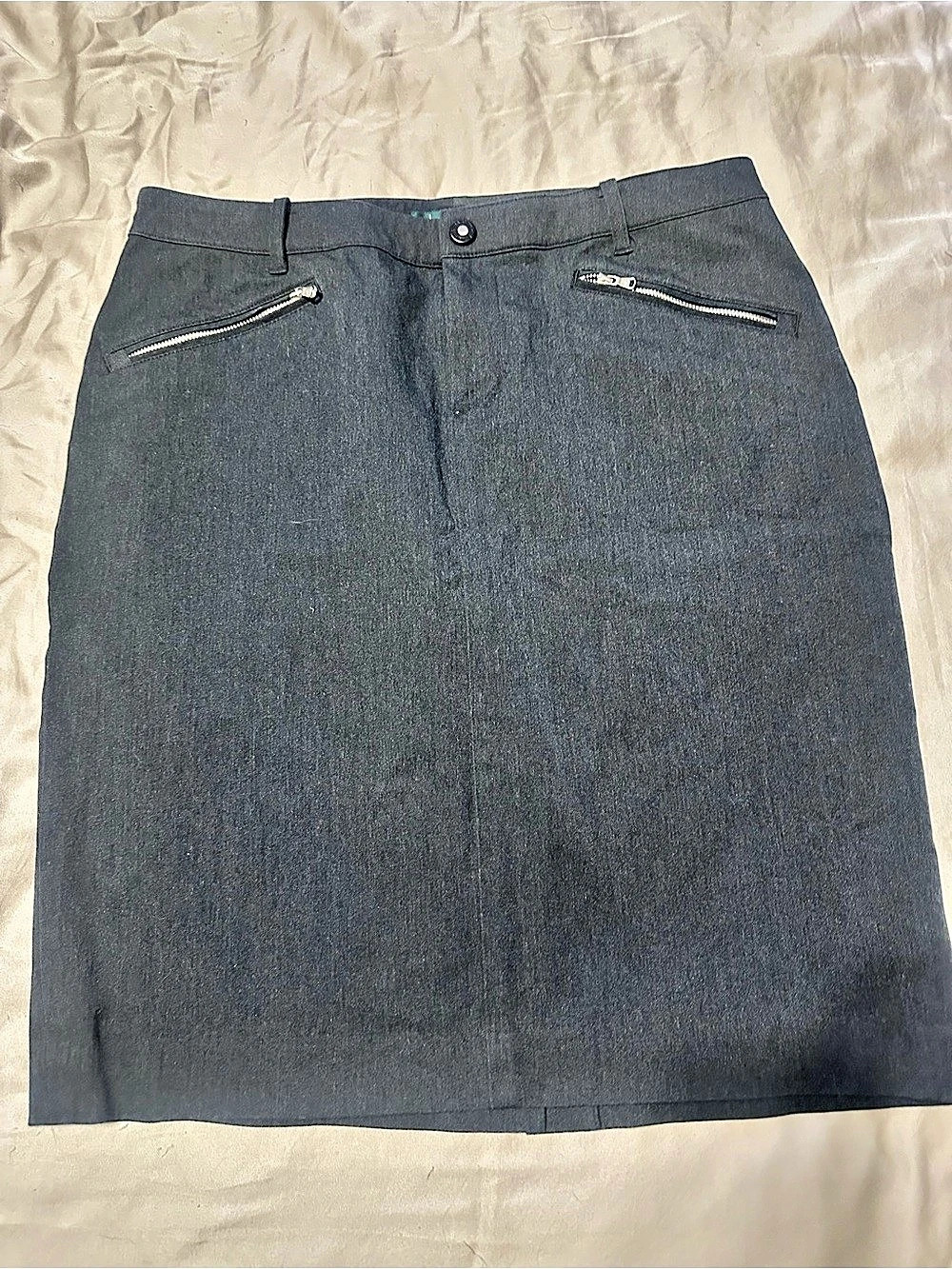 Lauren Ralph Lauren Gray Pencil Skirt Size 10